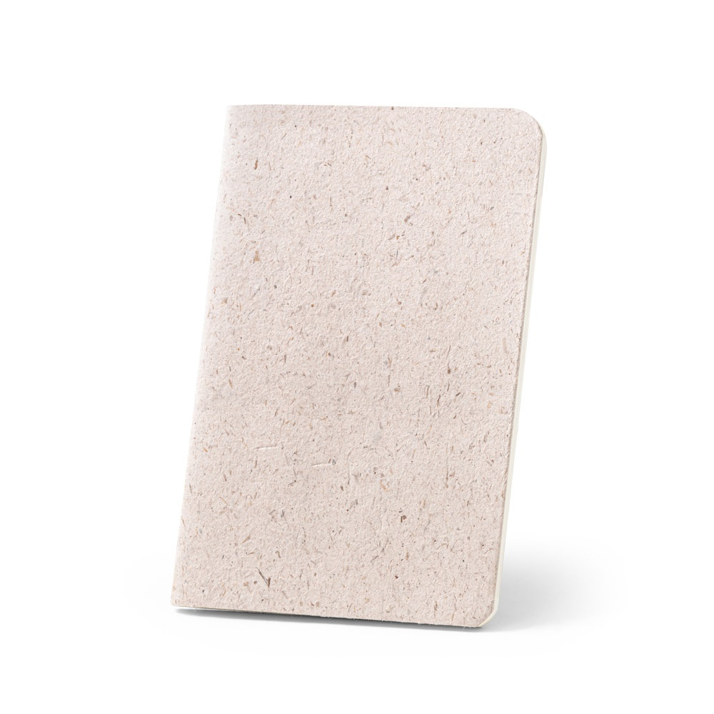 Carnet publicitaire A6 papier sans arbre ORGANIC Naturel clair